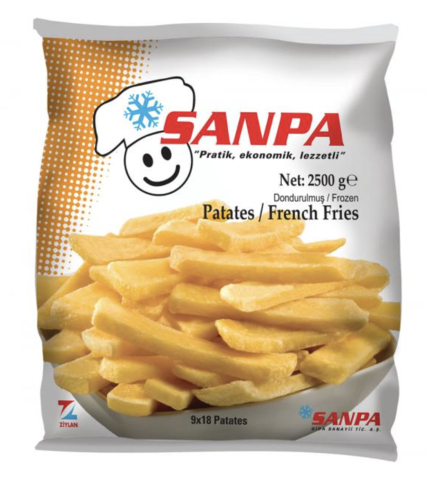 Sanpa Gıda 9x18 Potatoes Sanpa  2500 gr