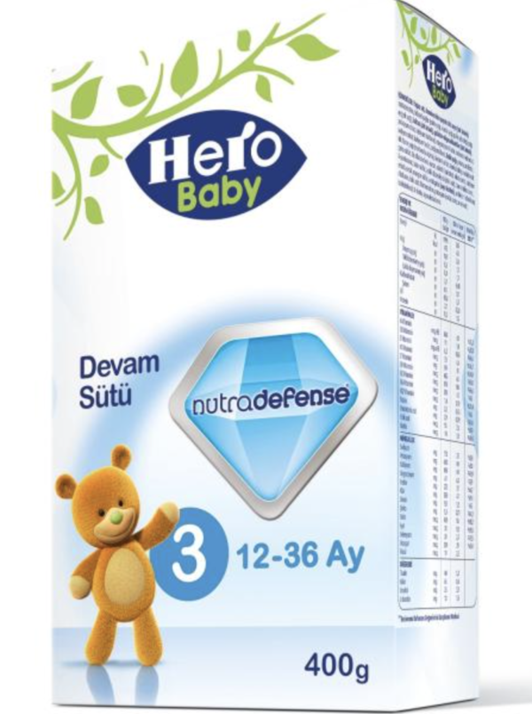 Hero Bebek Follow-On Milk Nutradefense 3 400 gr