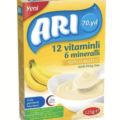 Arı Baby Food Milky Rice Flour with Banana 125 gr