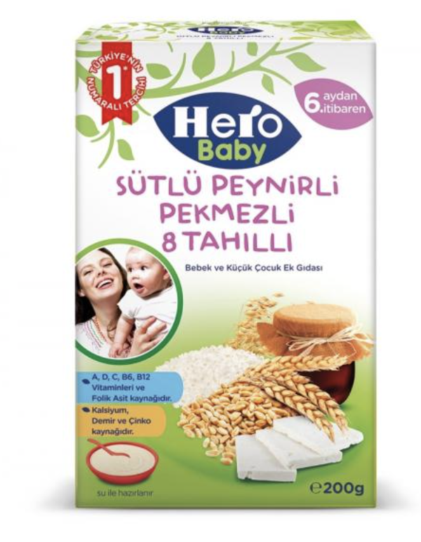 Hero Bebek Food Milky Fruit & 8 Cereals 200 gr