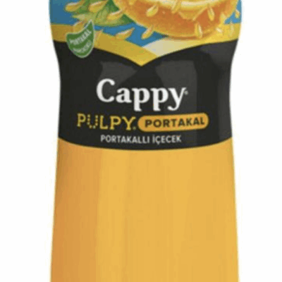 Cappy Fruit Juice Pulpy Orange Particle Plastik Bottle 1 L