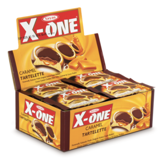 TAYAŞ Karamel Cocoa Coated Biscuit (İle Karamel) 21 gr