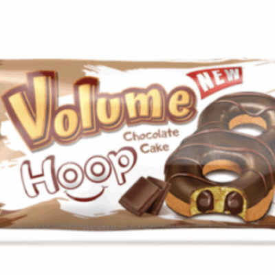 Alyan Volume Hoop Cocoa Coated Cake with Chocolate Sauce 50 gr