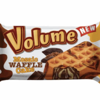 Alyan Volume Waffle Chocolate Sauce Mosaic Cake 45 gr