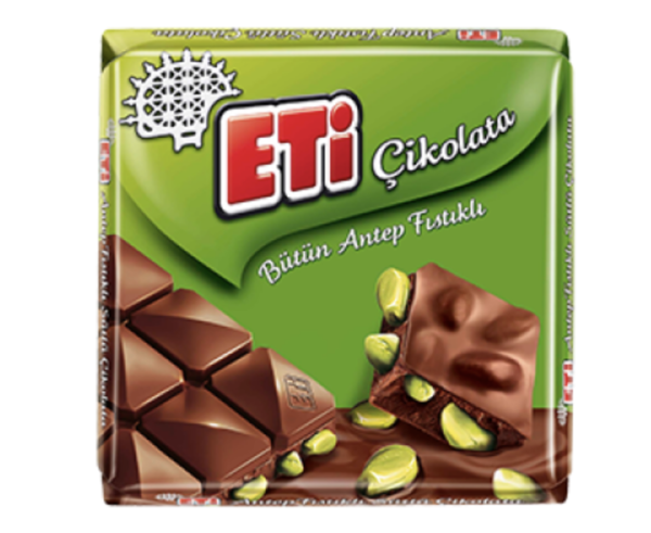 ETİ Chocolate İle Whole Pistachio 80 gr