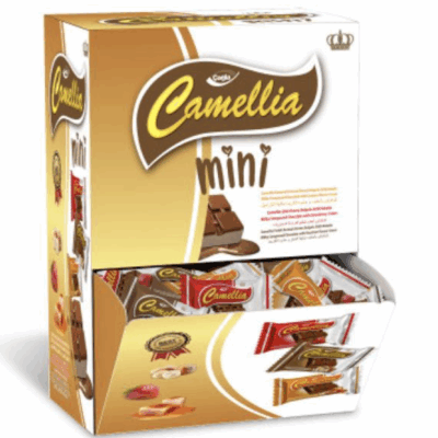Çağla Camellia Milky Compound Chocolate Filled With Caramel Flavored Cream 10 gr