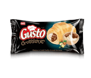Elvan Cici Gusto Croissant with Vanilla Cream and Chocolate 50 gr