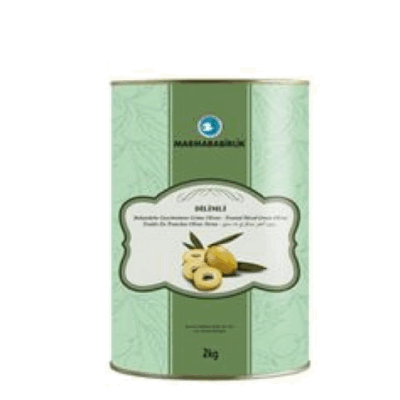 Marmarabirlik Green Olivewith Sliced Brine Size : 2 kg