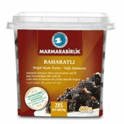 Marmarabirlik Black Oil Oily Brine Oil Size : 2XS 400 gr