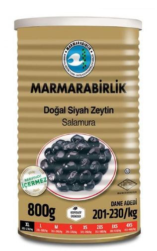 Marmarabirlik Black Oil Marbir Oily Brine Oil Size : XL 800 gr