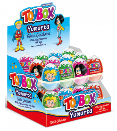 Toybox Milk Egg Chocolates wity Toy  20 grX24