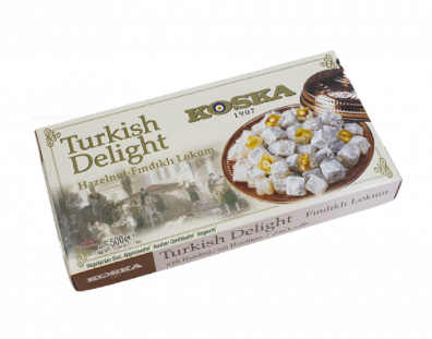 Koska Turkish Delight with Hazelnut 500 gr