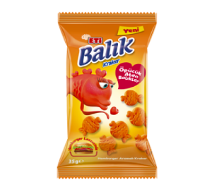 ETİ Fish Kiss Shaped Cracker 35 gr