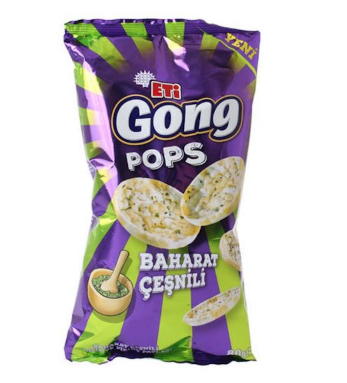 ETİ Gong Pops Baharatlı Flavor 80 gr