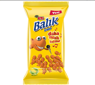 ETİ Fish Shaped Cracker İle Corn 40 gr