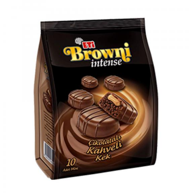 ETİ Browni Intense Chocolate Coated Krem Dolgulu Kek Bag 160 gr