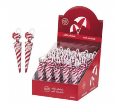 Elit Çikolata Elite Umbrella Milk Chocolate  20 grX30