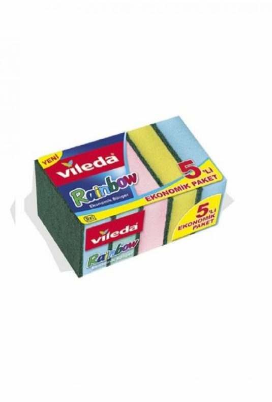 Vileda Rainbow Sponge  5 adet