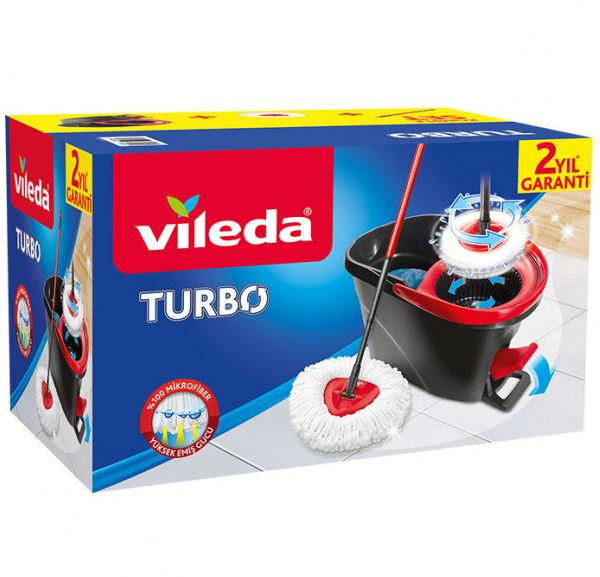 Vileda Turbo Spin Mop Ve Bucket Set 1 adet