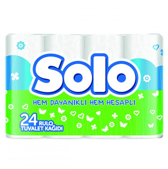 Solo Toilet Paper  24 pc