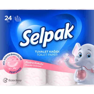 Selpak Toilet Papers with Parfume (Powder) 24 pc