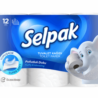 Selpak Toilet Papers  12 pc