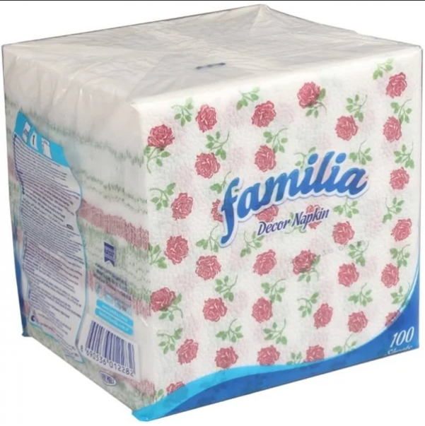Familia Patterned Napkin (Flower) 100 pc