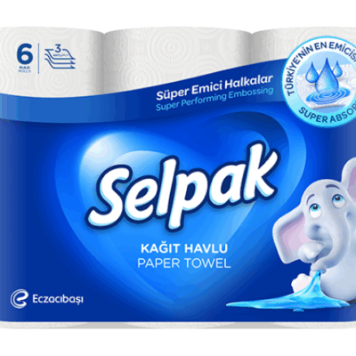Selpak Towel  6 pc