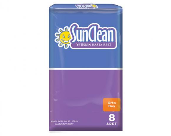 Sunclean Adult Diapers  8 adet