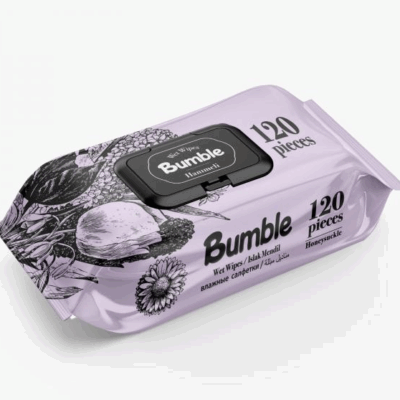Bumble Wet Wipes 120 Pcs (Honeysuckle) X12