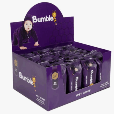 Bumble Wet Pocket Wipes 15 Pcs (BABY) X36X8
