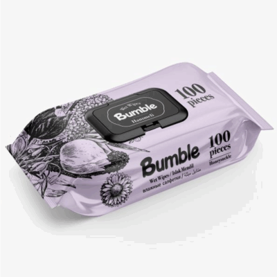 Bumble Wet Wipes 100 Pcs (Honeysuckle) X12