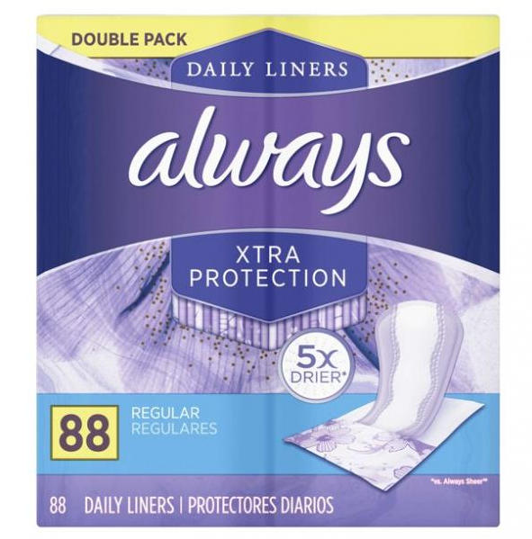 Always Xtra Protection Daily Liners Double Paket 88 adet