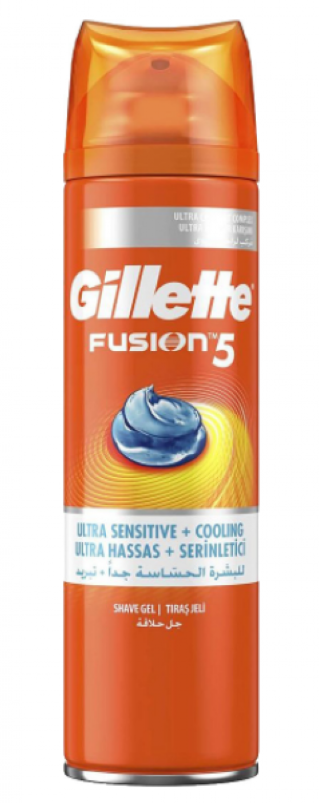 Gillette Gel Fusion5 Ultra Sensitive Cooling 200 ml