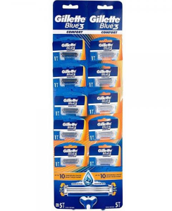Gillette Blue 3 Cartella Disposable  Comfort 10 pc