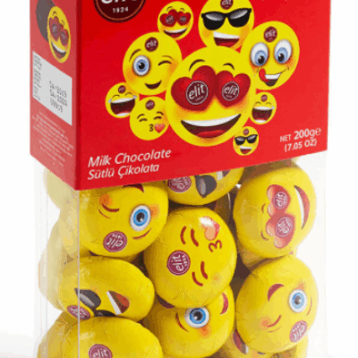 Elit Çikolata Chocolate Mini Elitology Emoji Chocolate 200 gr