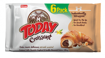 Elvan Cici Gusto Croissant with Vanilla Cream and Chocolate 50 gr