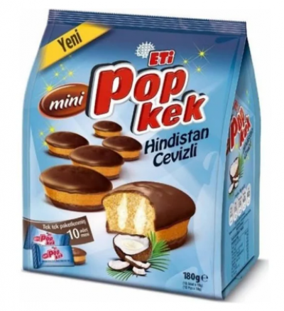 Eti Mini PopKek İle Hindistan Cevizi  180 gr