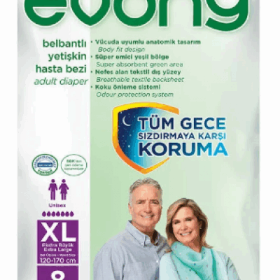 Evony Adult Diapers X Large  8 pc