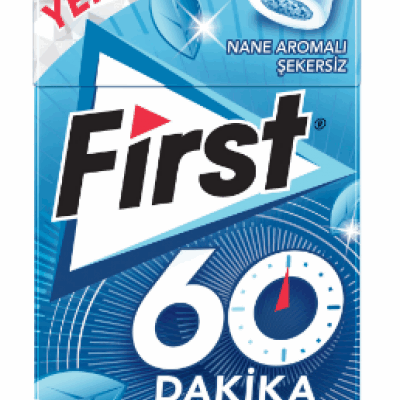 First 60 Minutes Mint Gum  20 gr