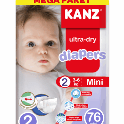 Kanz Diapers Mega Pack No 2 76 pcs