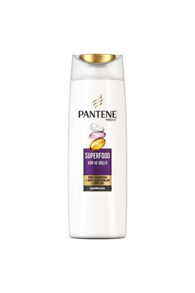 Pantene Superfood Lush Ve Strong Şampuan  470 ml