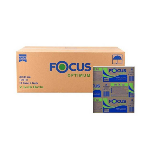 Focus Napkin Z Folder  150 adet