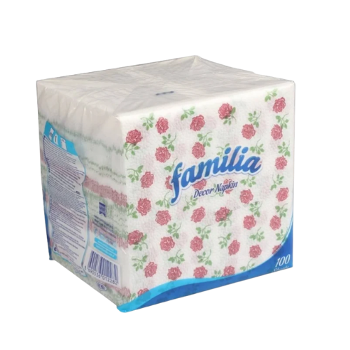 Familia Patterned Napkin (Flower) 100 adet