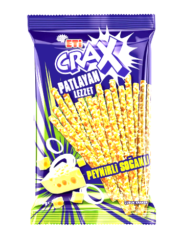 ETİ Crax Flavor Bomb Peynir Soğan Stick Craker 70 gr