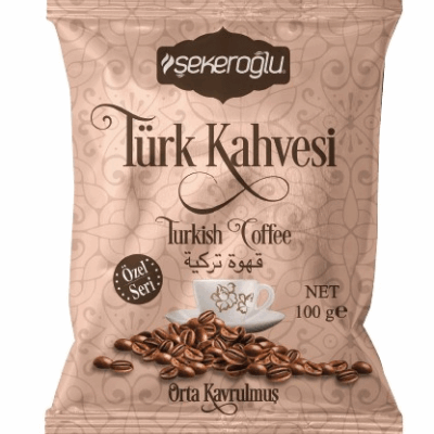Şekeroğlu Medium Roasted Turkish Coffee 100 Gr