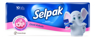 Selpak Wipes Perfumed Spring Flowers  5x10 pcs