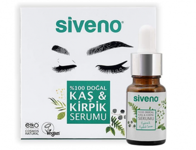 Siveno Natural Eyebrow and Eyelash Serum 10 Ml