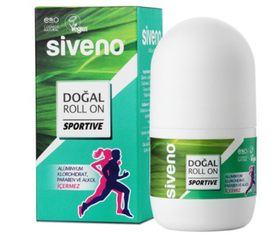 Siveno Natural Roll On Sporty 50 Ml