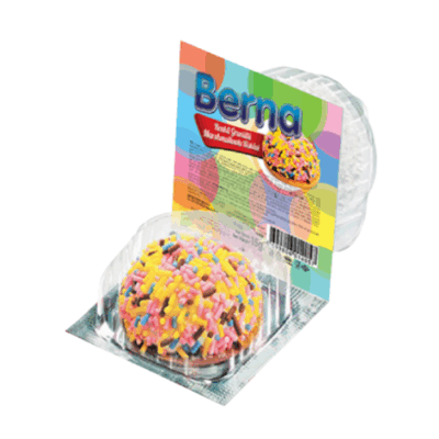 Şimşek Berna Colored Granule Coated Marshmellow Biscuit 17 Gr